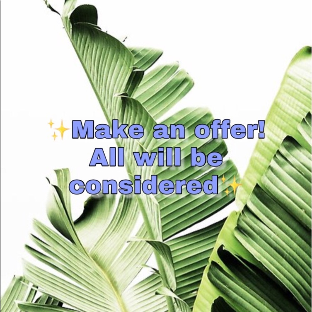 All offers will be considered